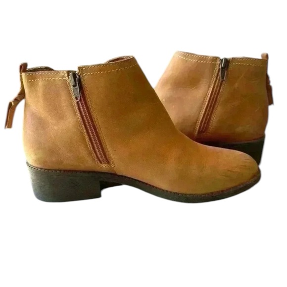 SPERRY | Camel Brown Booties leather, perfect for fall! | SIZE WOMENS 9 - Picture 2 of 7